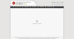 Desktop Screenshot of construccionesmetalicasgurea.com